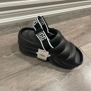 UGG Black Slide aww yeah Eva sandals